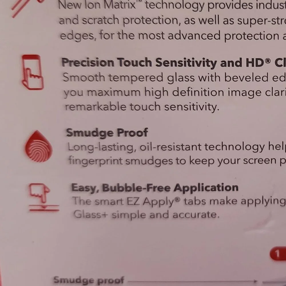 Invisible Shield Glass+ Extreme Impact and Scratch Screen Protector for iPhone X